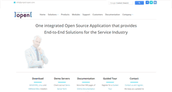 Desktop Screenshot of project-open.com